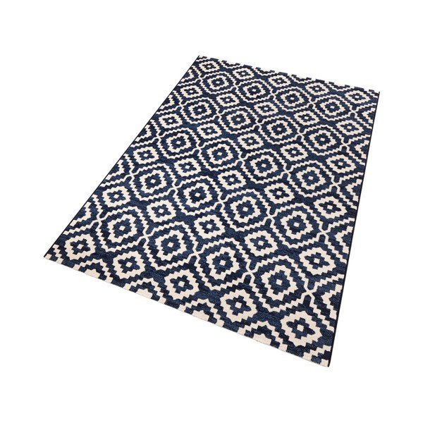 Niebieski dywan Mint Rugs Diamond Ornamental, 80x150 cm-image-3