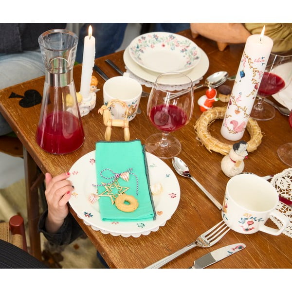 Świeca ze świątecznym motywem czas palenia 56 h Grand Cru Cottage 2025 – Rosendahl-image-1