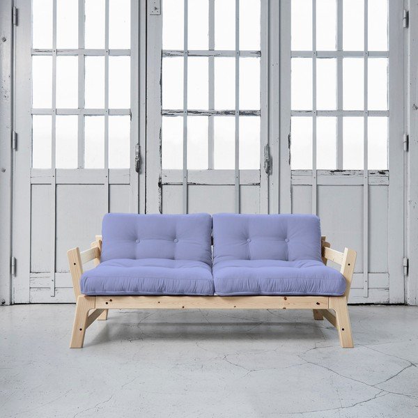Sofa rozkładana Karup Step Natural/Blue Breeze-image-1