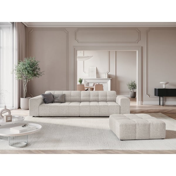 Jasnoszara sofa 244 cm Chicago – Cosmopolitan Design-image-1
