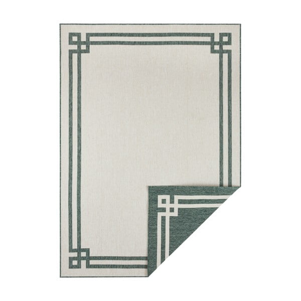 Zielono-kremowy dywan odpowiedni na zewnątrz NORTHRUGS Manito, 200x290 cm