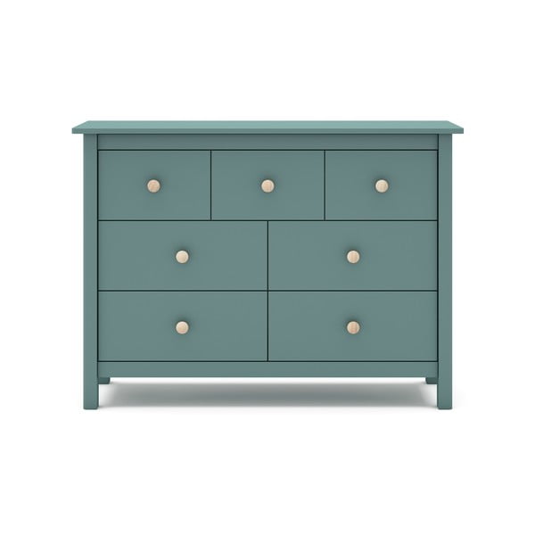 Morska niska komoda dziecięca z drewna sosnowego 110x80 cm Max – Marckeric-image-2