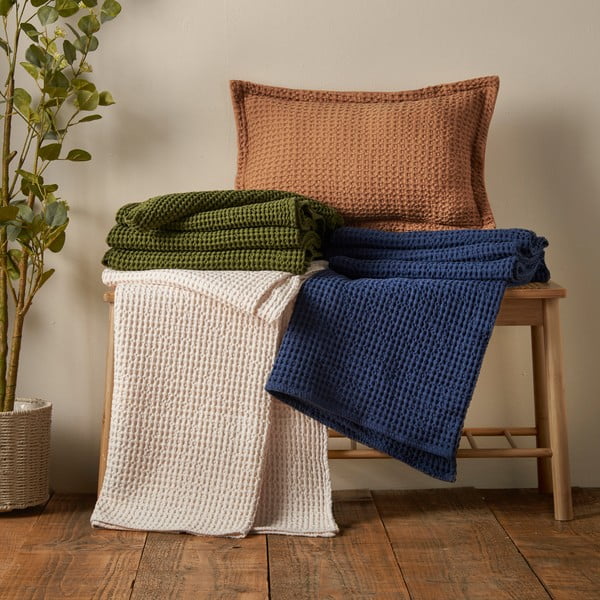 Bawełniana poduszka dekoracyjna 30x50 cm Jaipur Chunky Waffle – Pineapple Elephant-image-4