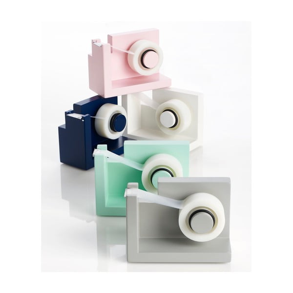 Podajnik z taśmą klejącą Design Ideas StikIt Pink-image-1
