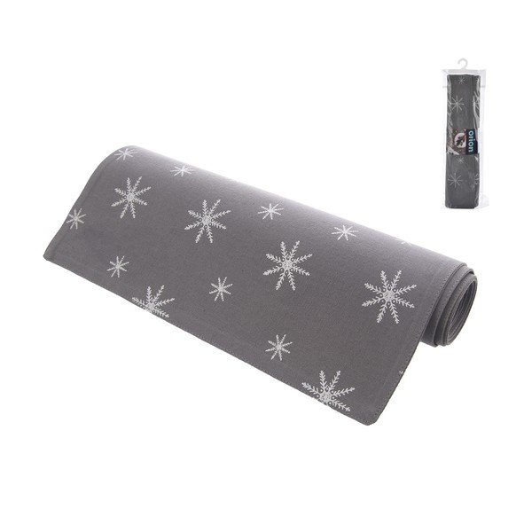 Bawełniany bieżnik ze świątecznym motywem 32x130 cm – Orion-image-4