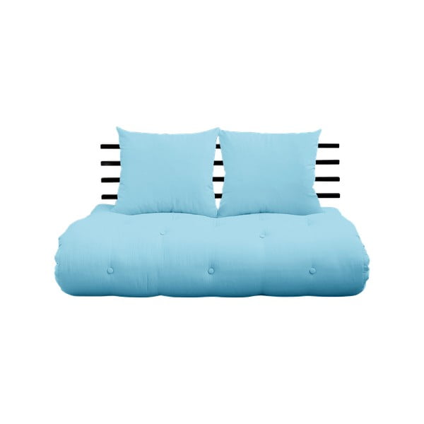Sofa rozkładana Karup Design Shin Sano Black/Light Blue