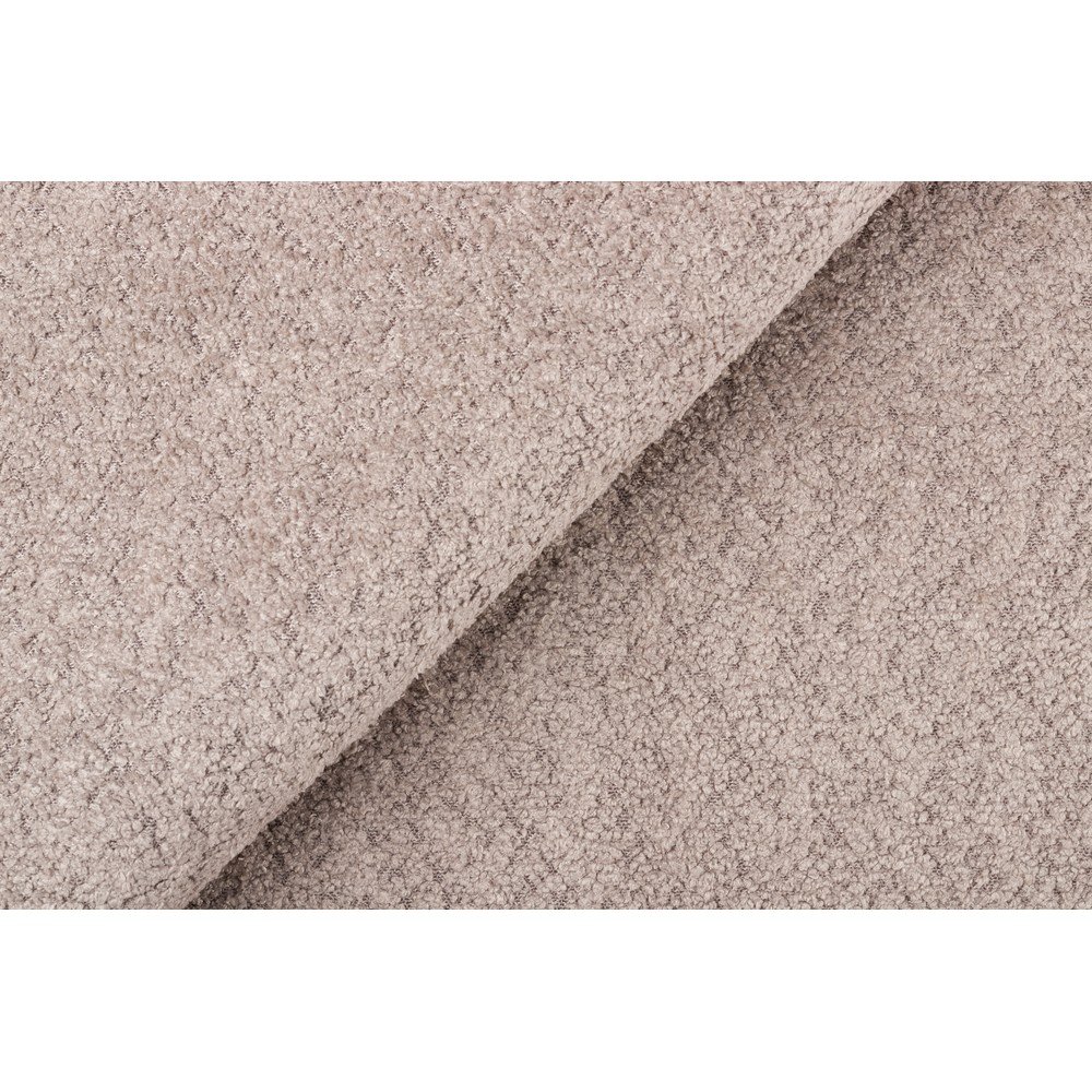 Jasnobrązowy moduł sofy z materiału bouclé (prawostronny) Roxy – Scandic (zdjęcie 6)