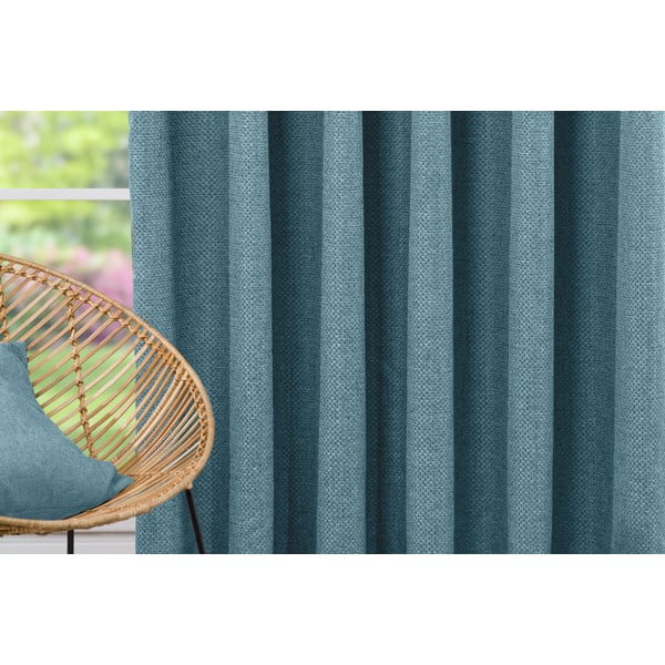 Niebieska zasłona 140x260 cm Atacama – Mendola Fabrics-image-1