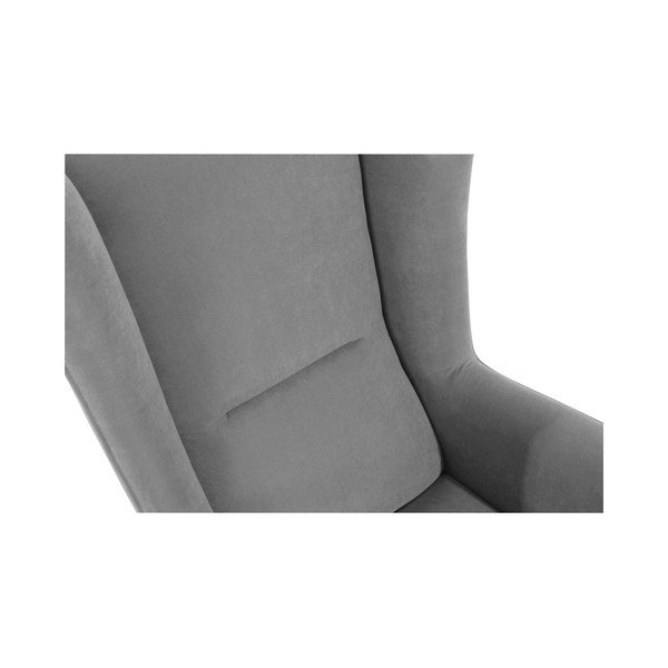 Antracytowy fotel Max Winzer Bruno Velor-image-2