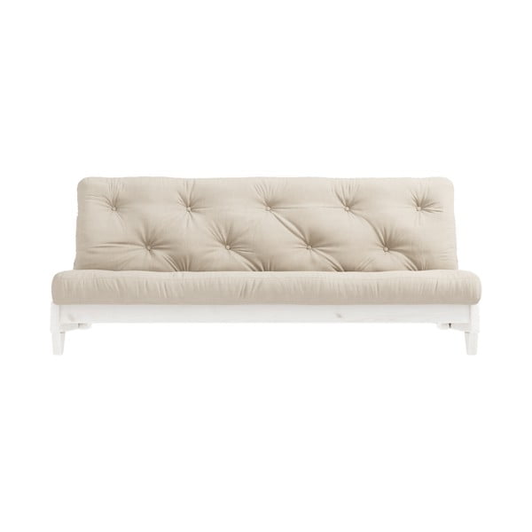 Sofa rozkładana Karup Design Fresh White/Beige