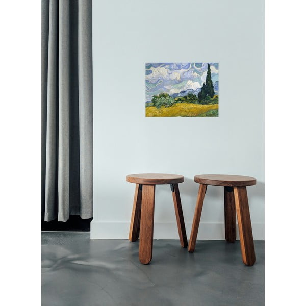 Reprodukcja obrazu Vincenta van Gogha – Wheat Field with Cypresses, 60x45 cm-image-1