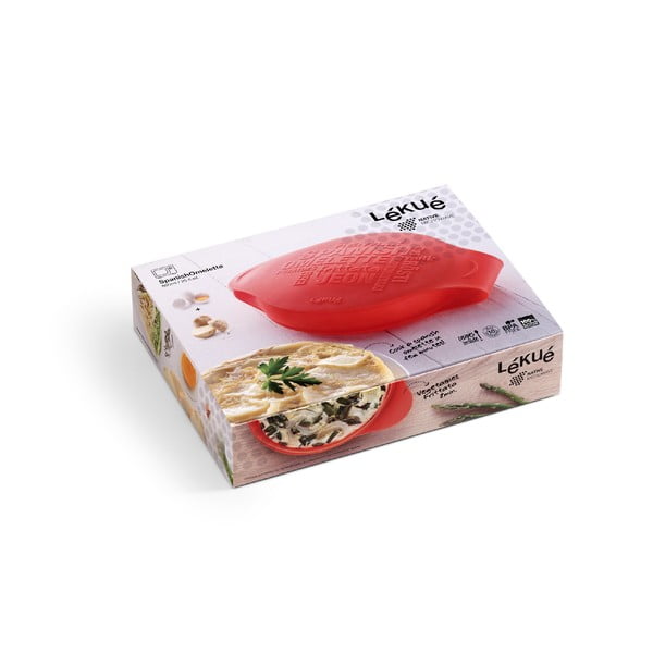 Czerwona silikonowa forma do omletów Lékué Spanish-image-1