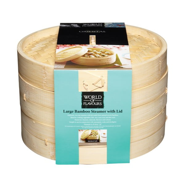 Bambusowa wkładka do gotowania na parze Oriental – Kitchen Craft-image-1