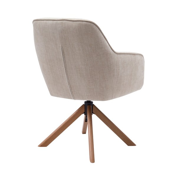 Kremowe tapicerowane fotele jadalniane zestaw 2 szt. Avola – Unique Furniture-image-3