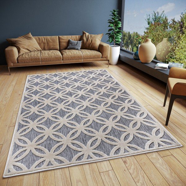 Szary dywan 57x90 cm Iconic Circle – Hanse Home-image-1