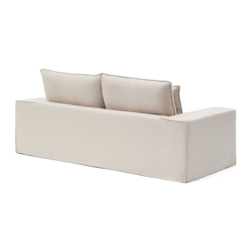 Beżowa lniana sofa 240 cm Anarela – Kave Home (zdjęcie 5)