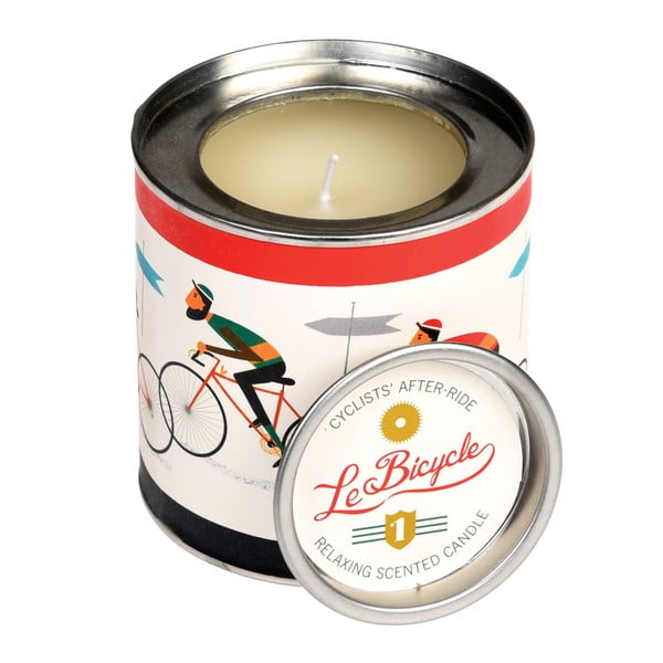 Świeczka o zapachu bawełny Rex London Le Bicycle, czas palenia 40 h