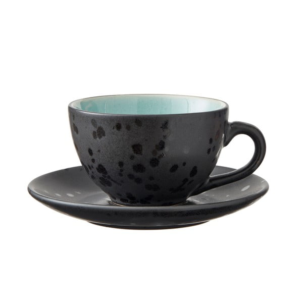 Czarne/ciemnoniebieskie filiżanki zestaw 4 szt. ceramiczne 240 ml Gastro Black/Mix – Bitz-image-3