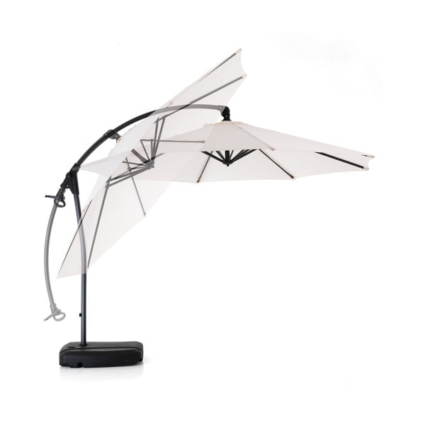 Biały parasol ogrodowy ø 300 cm Sirolo – Tomasucci-image-4
