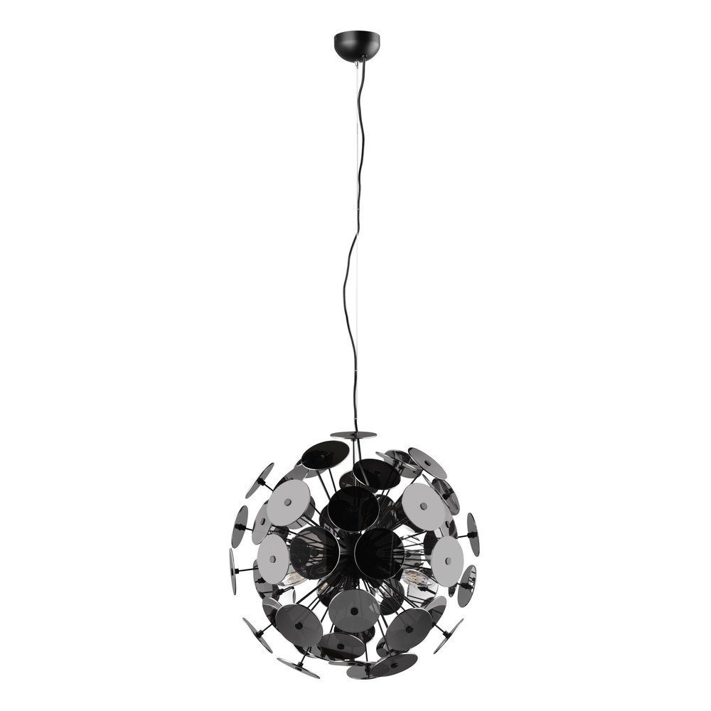 Lampa wisząca w kolorze matowej czerni Discalgo – Trio
