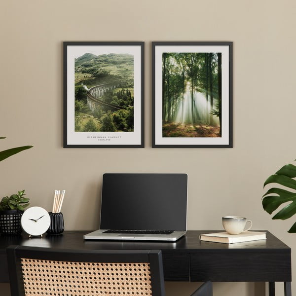 Obrazy zestaw 2 szt. 30x40 cm Woods – Styler-image-1