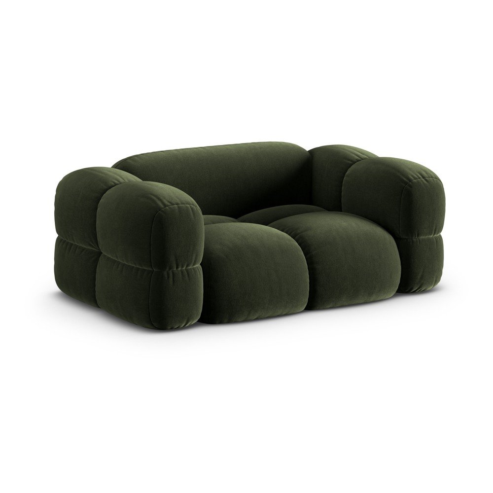 Zielona aksamitna sofa 180 cm Loretto – Cosmopolitan Design (zdjęcie 2)