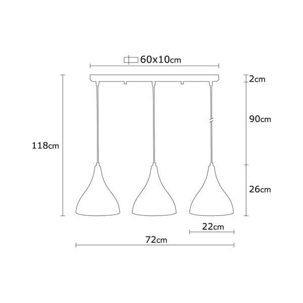 Czarna lampa wisząca z metalowym kloszem Sağlam – Opviq lights-image-3