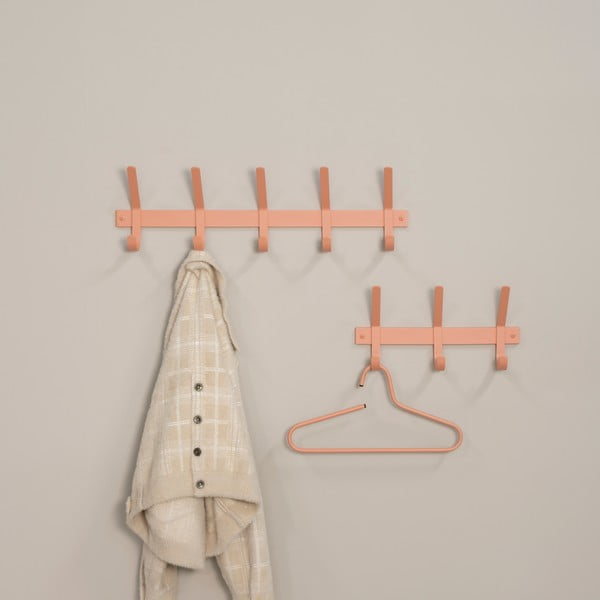 Łososiowy metalowy wieszak ścienny 40 cm Dexter – Spinder Design-image-3
