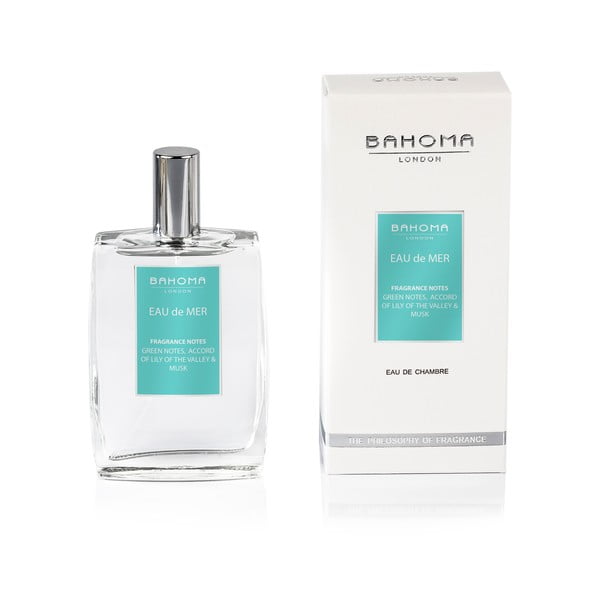 Spray zapachowy do wnętrz o zapachu morza Bahoma London Eau de Mer, 100 ml
