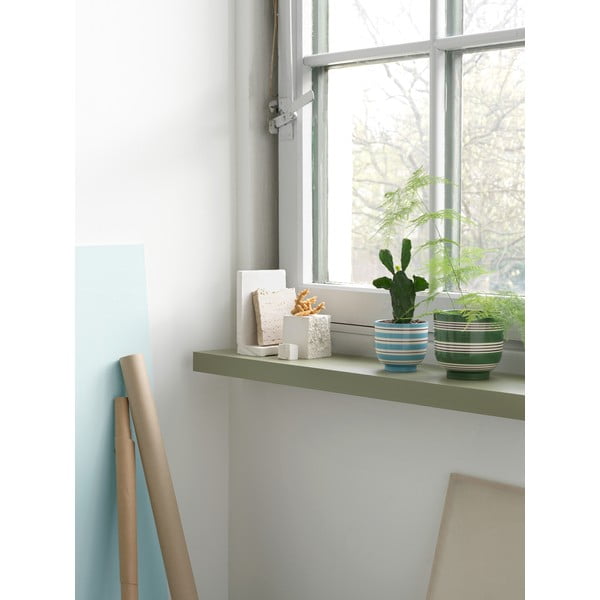 Biało-niebieska ceramiczna doniczka Kähler Design, ø 12 cm-image-3