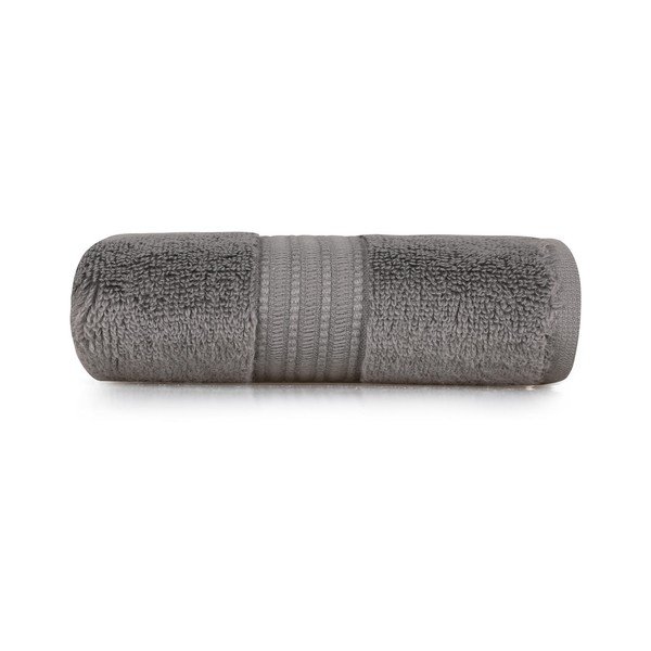 Ciemnoszary bawełniany ręcznik 30x50 cm Chicago – Foutastic-image-2