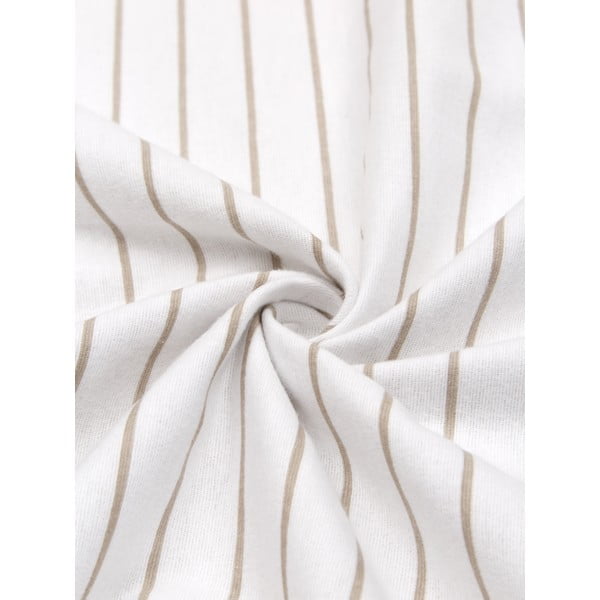 Biało-beżowa flanelowa pościel jednoosobowa Westwing Collection Talin, 155x220 cm-image-1