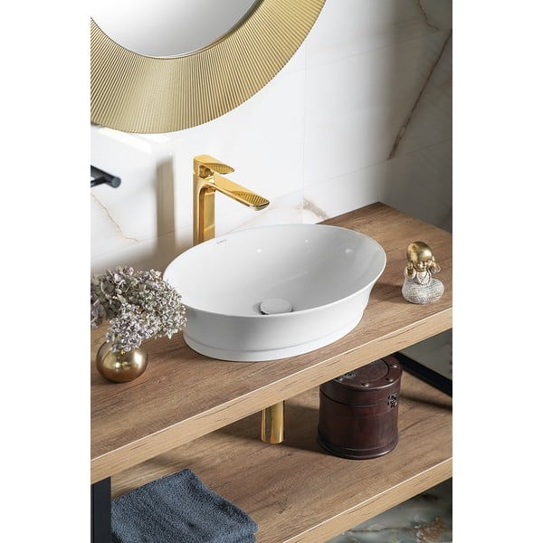 Bateria umywalkowa stojąca w kolorze złota Spy – Sapho-image-2