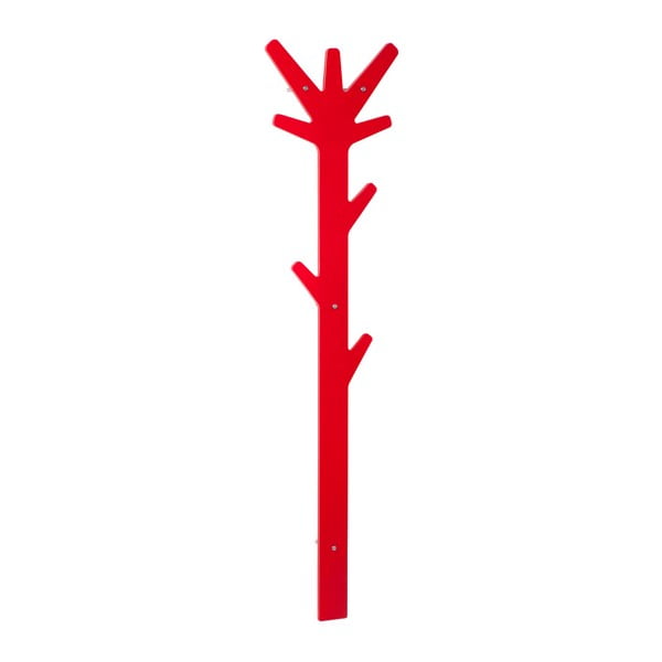 Czerwony wieszak ścienny Mauro Ferretti Hudson Rosso, 40x160 cm