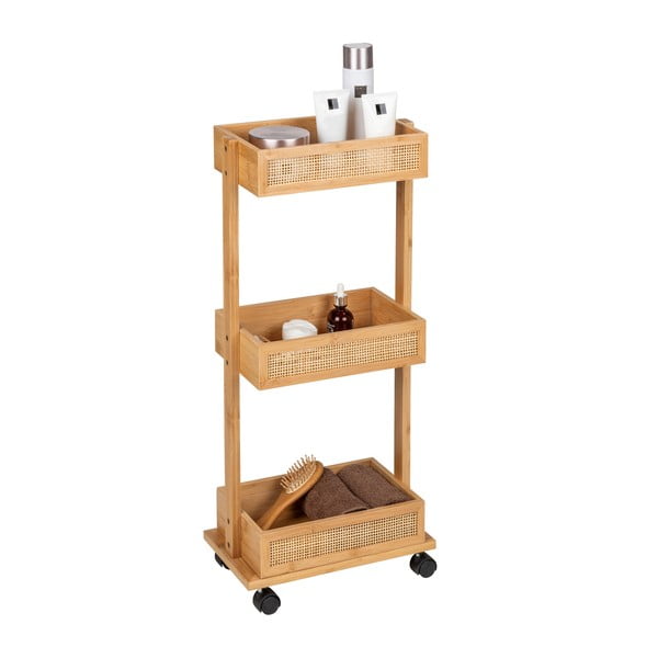 Bambusowy regał łazienkowy Wenko Allegre-image-2