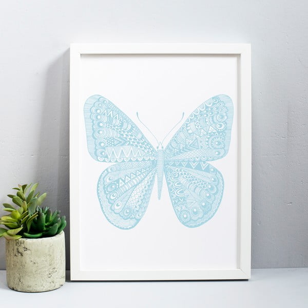 Plakat Karin Åkesson Design Butterfly Blue, 30x40 cm