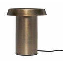 Brązowa metalowa lampa stołowa Keen – Hübsch