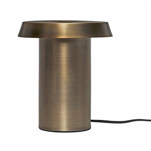 Brązowa metalowa lampa stołowa Keen – Hübsch