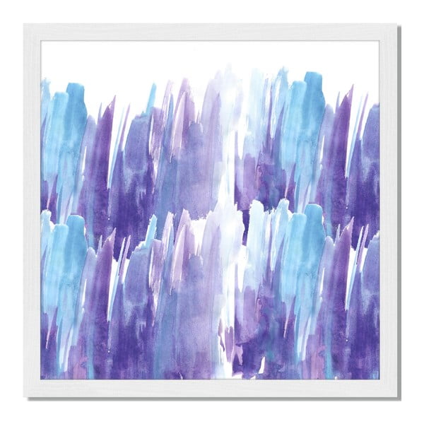 Obraz w ramie Liv Corday Provence Abstract Lavender, 40x40 cm