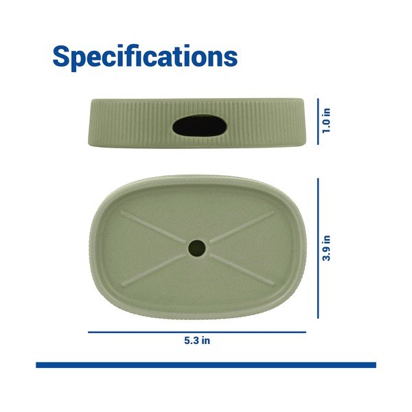Zielona mydelniczka ceramiczna Fablo – Wenko-image-4