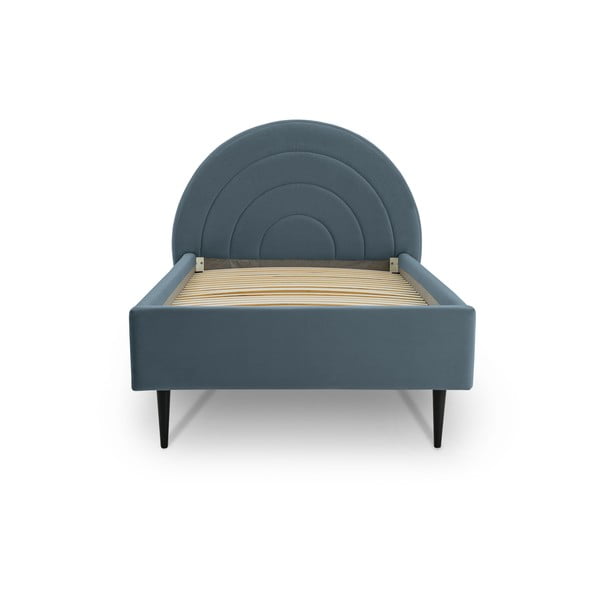 Niebieskie łóżko dziecięce 90x200 cm Rainbow – Scandic-image-4