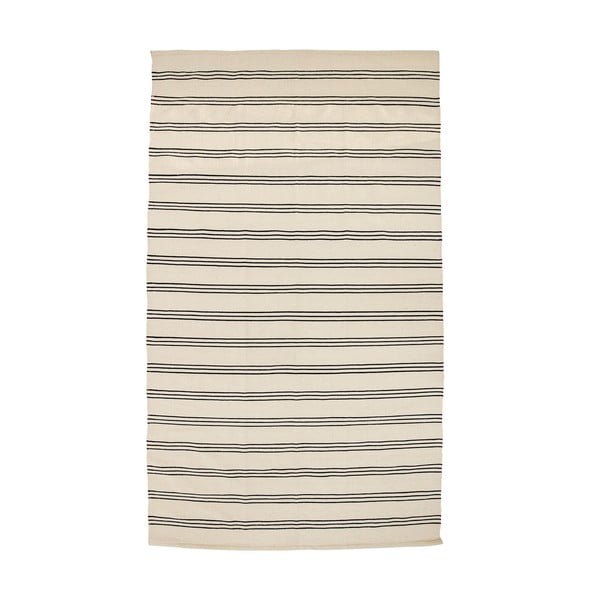 Beżowy bawełniany dywan Bloomingville Mini Stripe, 140x240 cm