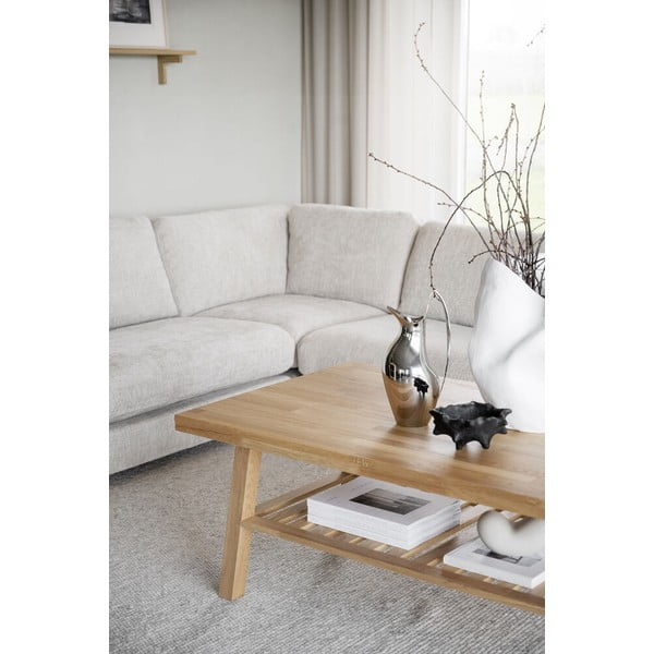 Stolik ze szlifowanego drewna dębowego Rowico Brooklyn, 130x75 cm-image-2