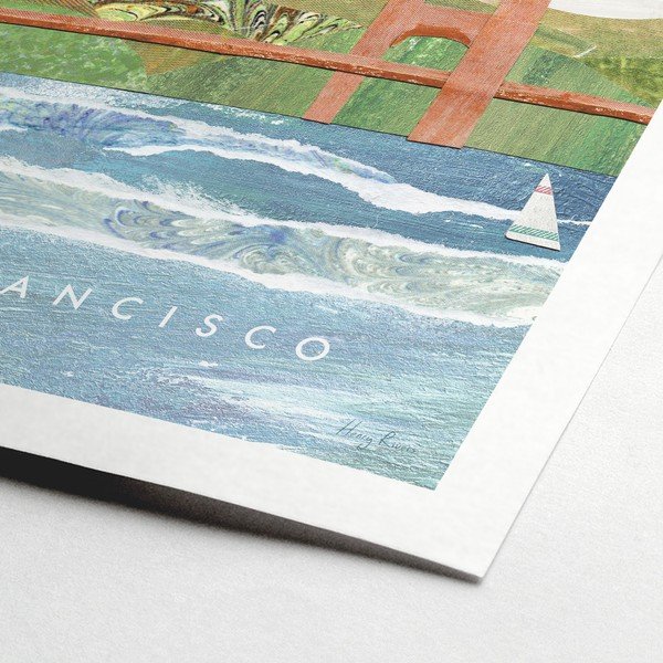 Plakat Travelposter San Francisco II, 30 x 40 cm-image-1