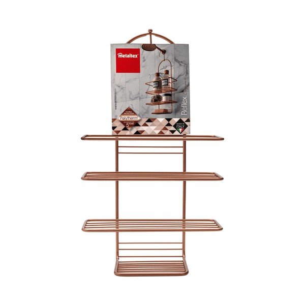 Łazienkowa półka wisząca Metaltex Copper-image-2
