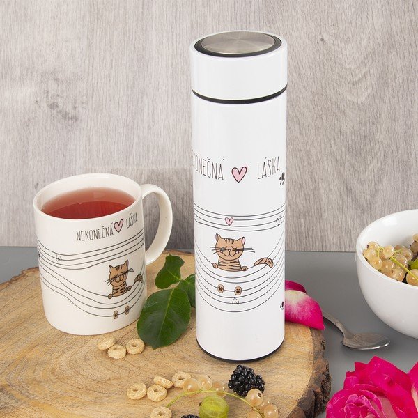 Biały termos 400 ml – Orion-image-1