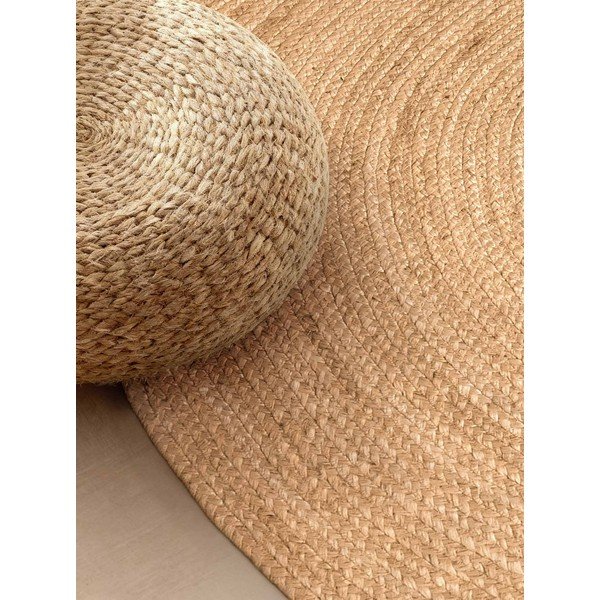 Dywan z juty dwustronny/tkany ręcznie w naturalnym kolorze 160x230 cm Braided – Hanse Home-image-2