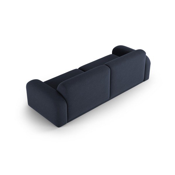 Ciemnoniebieska aksamitna sofa 242 cm Erin – Micadoni Home-image-4