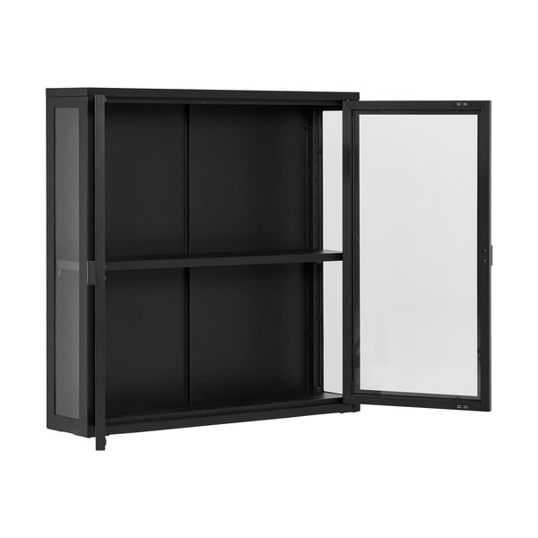 Czarna metalowa witryna wisząca 80x80 cm Brisbane – House Nordic-image-2