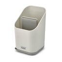 Jasnoszary plastikowy ociekacz na sztućce 12x11 cm Duo – Joseph Joseph